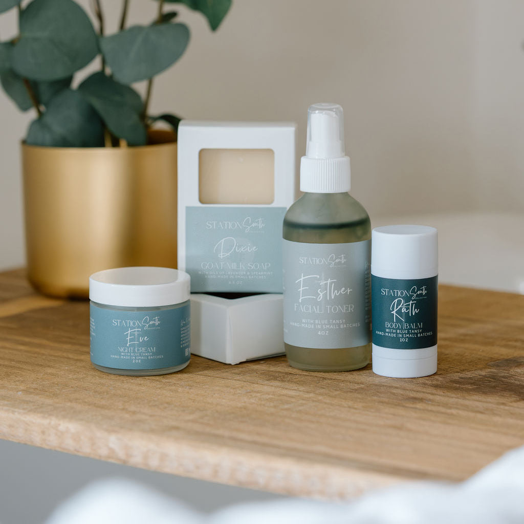 Clean Beauty, Facial Toner, Goat Milk Soap, Tallow, Body Balm, Night Cream