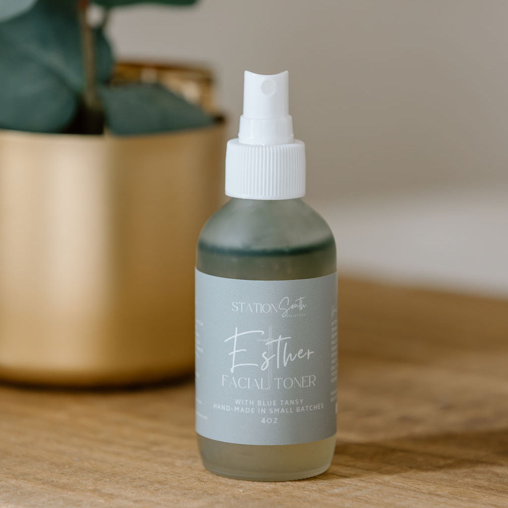 Station South Collective, 
Hand-Made in small batches with blue tansy